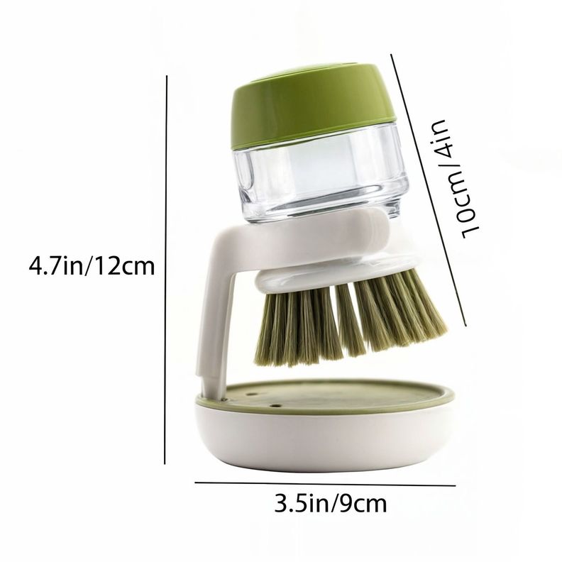 CEPILLO DISPENSADOR DE JABON LIQUIDO CEPILLO LIMPIEZA MULTIUSO-1