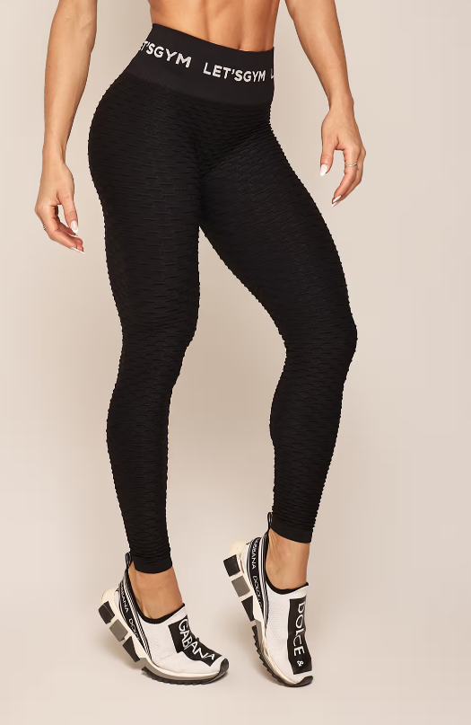 Calza Deportiva Seamless Brocado Letsgym-1