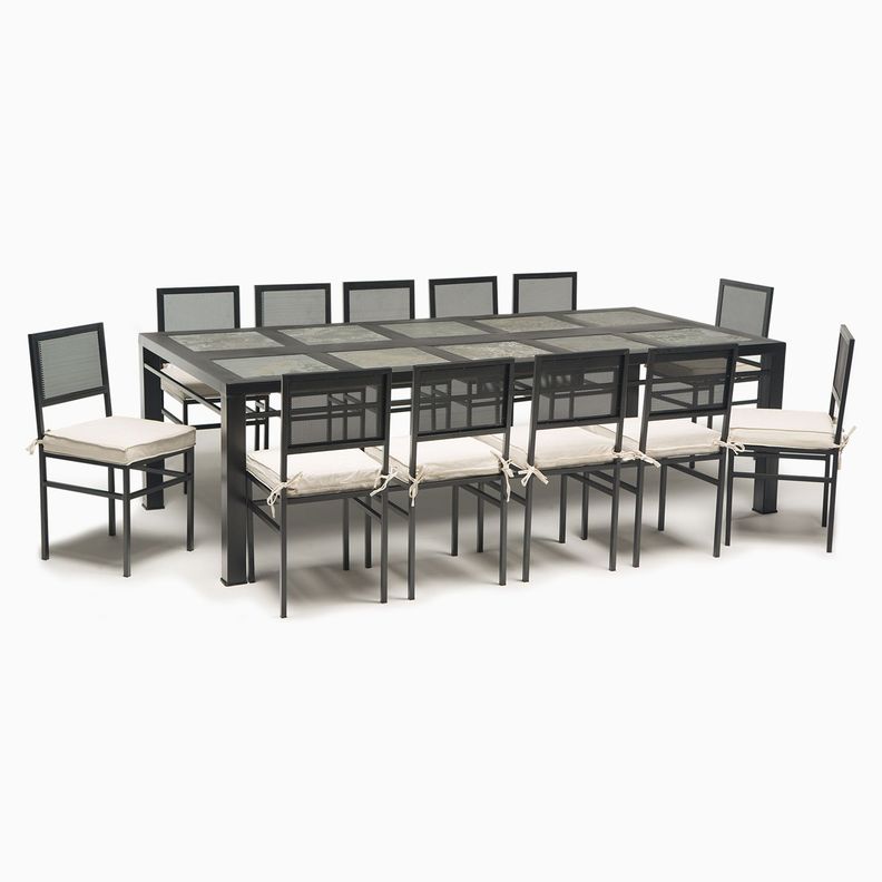 Comedor de terraza 2.60x1.20 para 12 personas-0