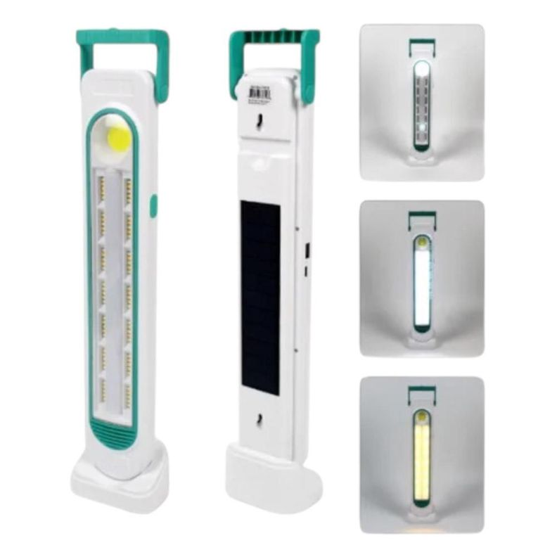 Lámpara LED Solar Emergencia Recargable Usb Portátil 200w-2
