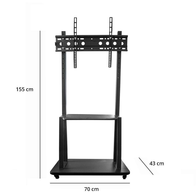 Rack Soporte Televisión 32 A 70 Pulgadas Ruedas-1