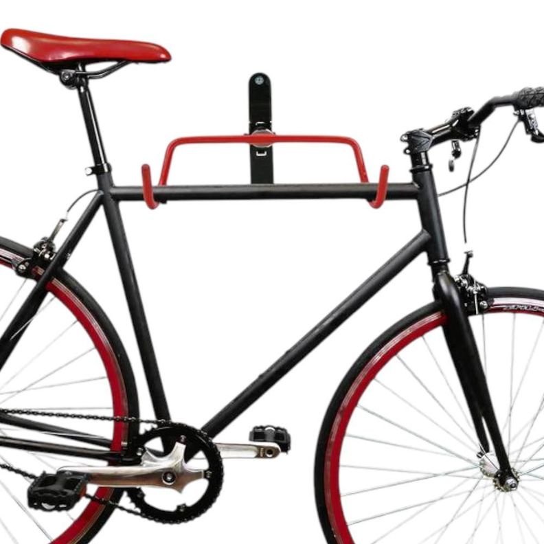 Soporte Bicicleta Pared Plegable Doble Gancho-0
