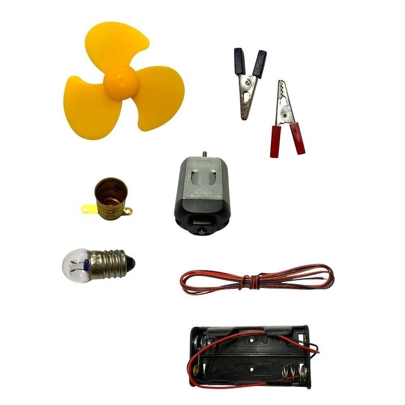 Circuito Electrico Escolar 9 Pcs Manualidades Aprendizaje -2