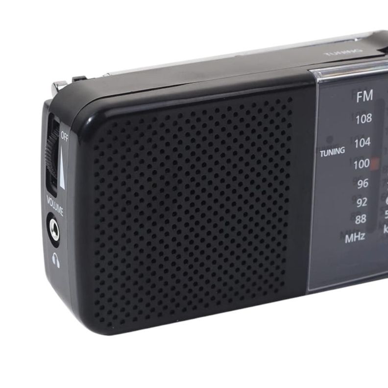 Mini Radio Portatil De Bolsillo AM/FM A Pilas -2