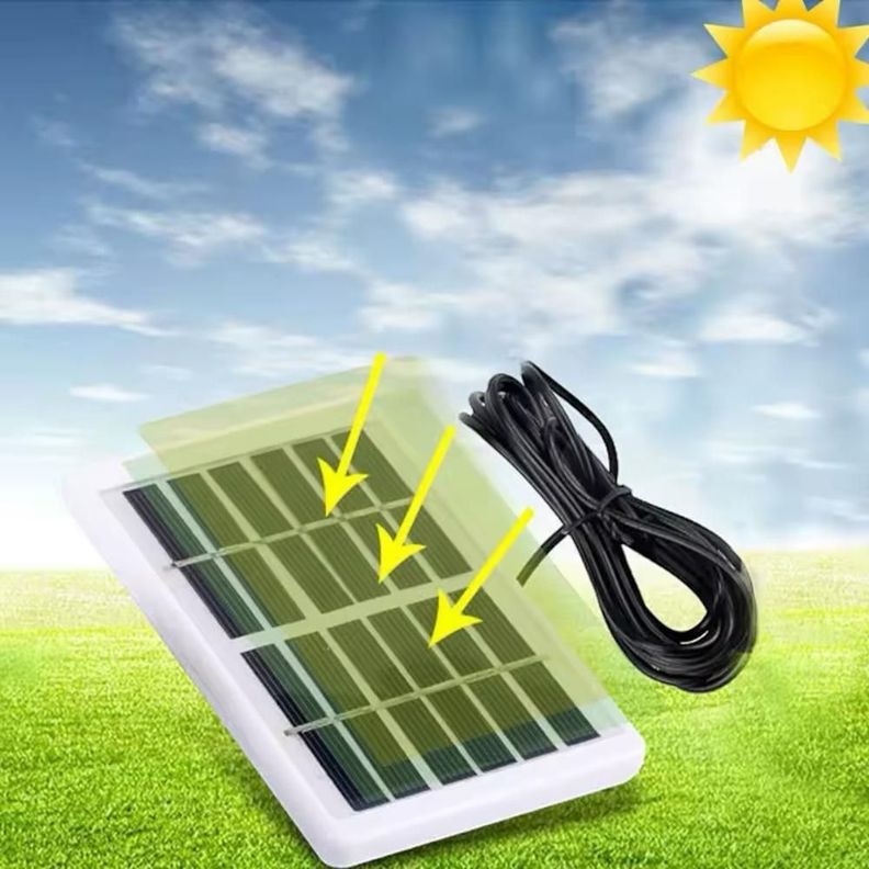 Ampolleta Led Recargable Usb Impermeable + Panel Solar-4