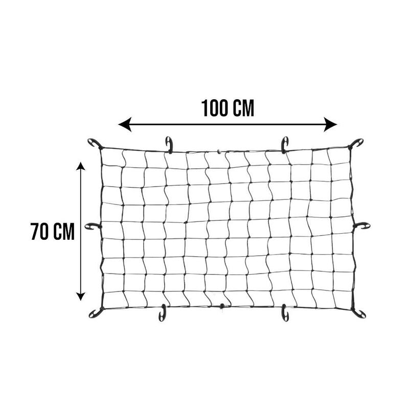  Malla Cubre Pick Up Elastica Cargas Viajes 70x100 Cm-2