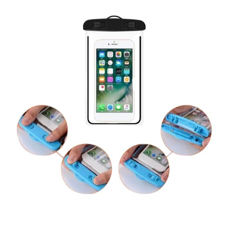 Pack 2 Funda Protectora Para Celular Impermeable Sumergible-3