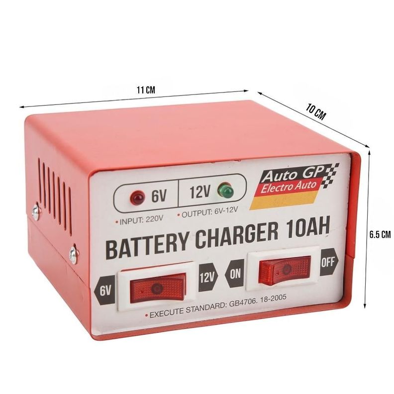 Cargador De Batería Automóvil Inteligente 6V-12V-4