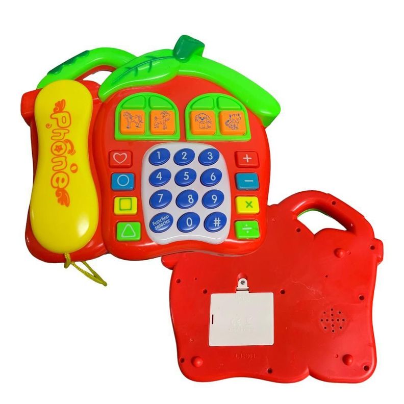 Teléfono De Aprendizaje Musical Didáctico Juguete Luces-2