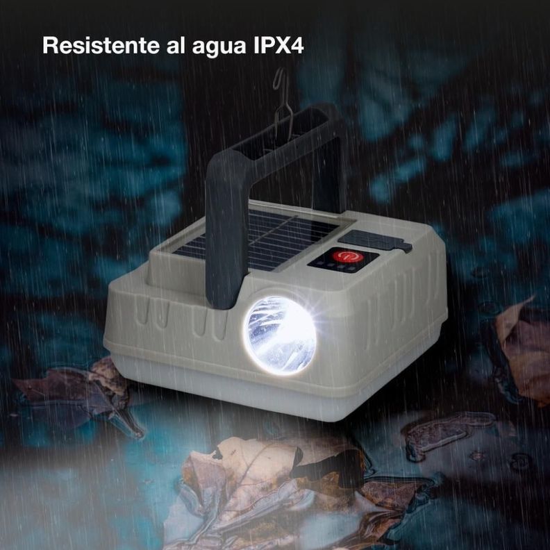 Linterna Led Solar Camping Portátil Recargable -2
