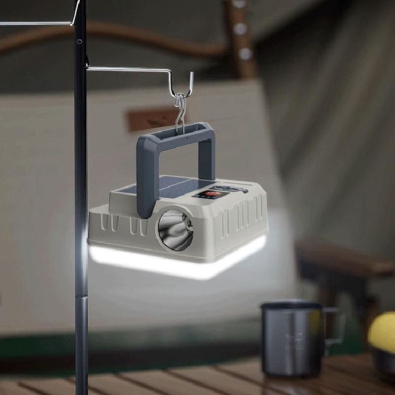Linterna Led Solar Camping Portátil Recargable -3