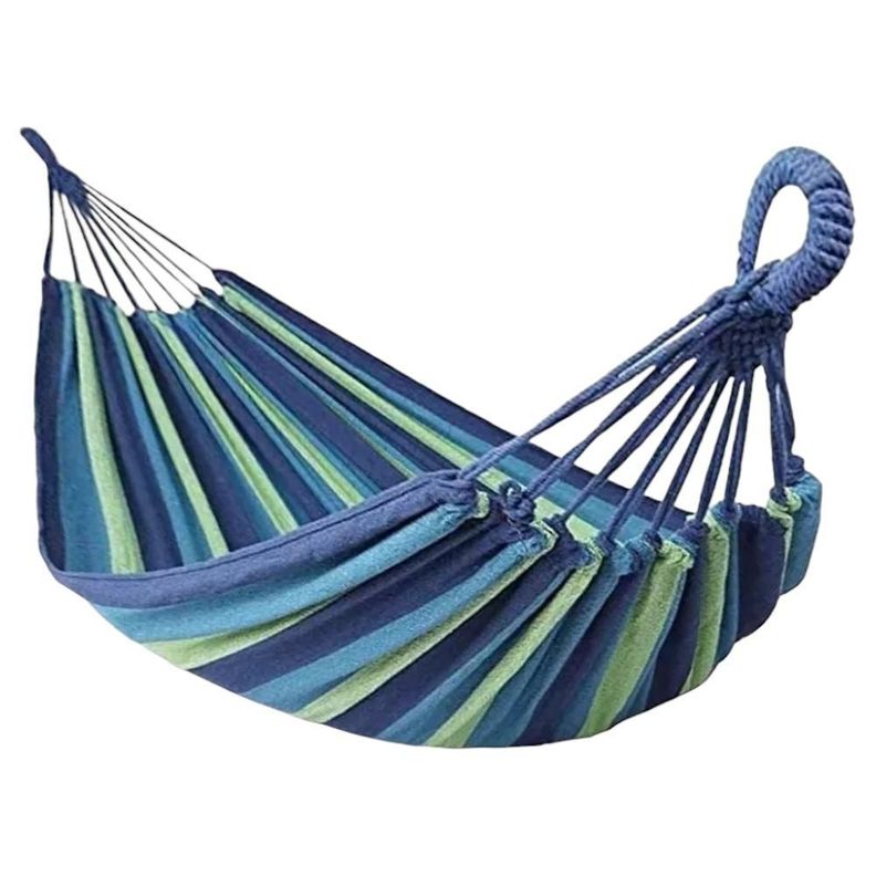 Hamaca Colgante Camping 75x195 Cm 100 Algodón-1