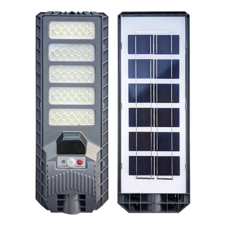 Foco Solar Led Exterior 500w Sensor De Movimiento Ip65 + Control-1