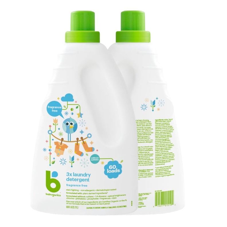 Detergente Líquido Babyganics Hipoalergénico 1.77 Litros-0