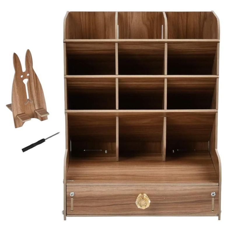 Organizador Escritorio 12 Compartimientos Cajón Porta Lápices-2