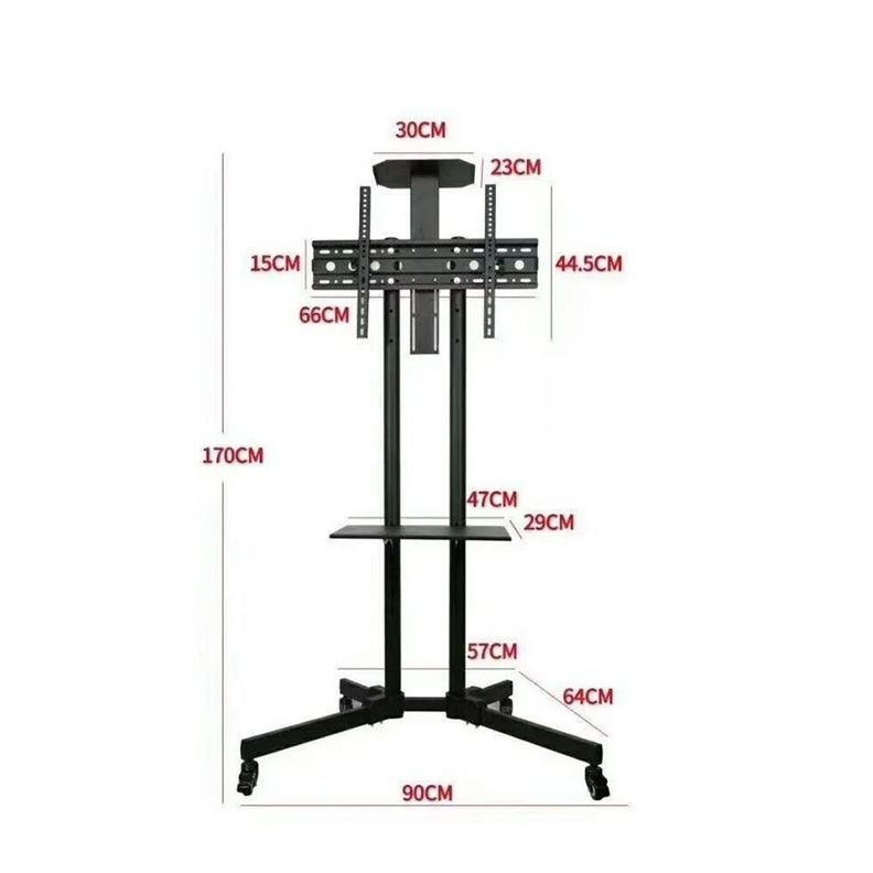 Rack Soporte Television 32 A 65 Pulgadas Ruedas-2
