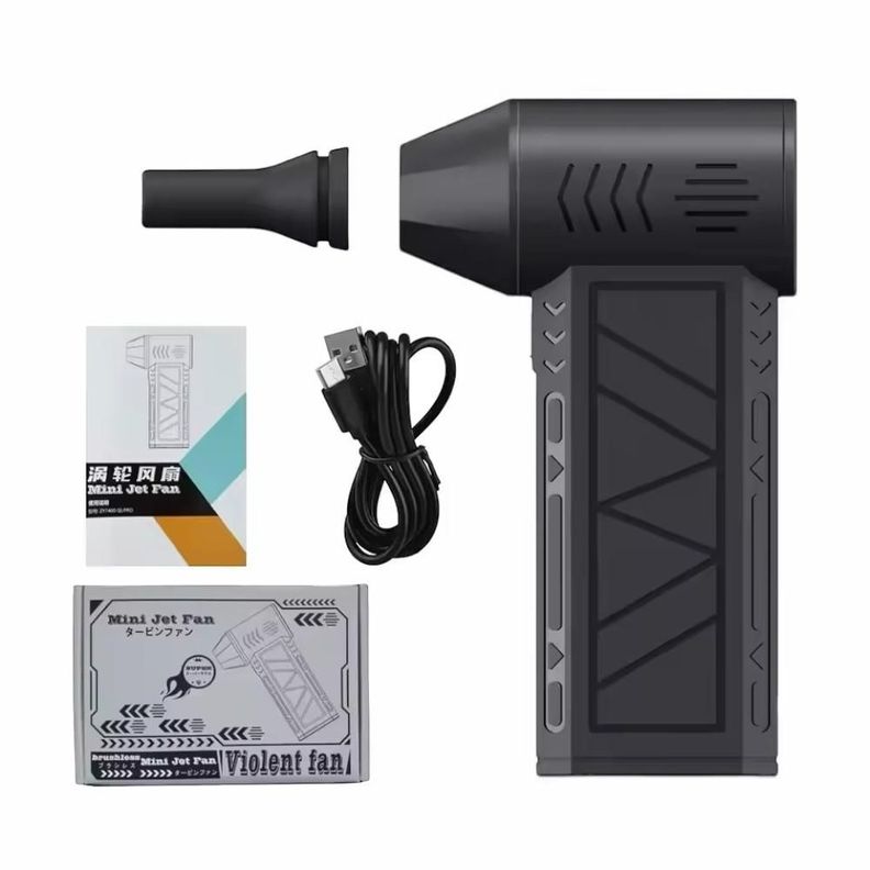 "Soplador Turbo Jet Inalámbrico Para Barberia - Peluqueria Y Todo Uso  -0