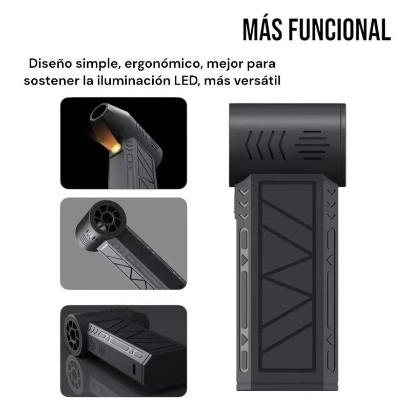 "Soplador Turbo Jet Inalámbrico Para Barberia - Peluqueria Y Todo Uso  -3