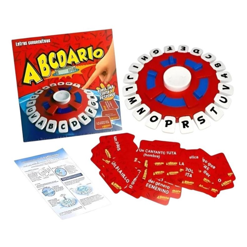 Juego De Mesa Abcdario! Piensa Rápido Familiar Español