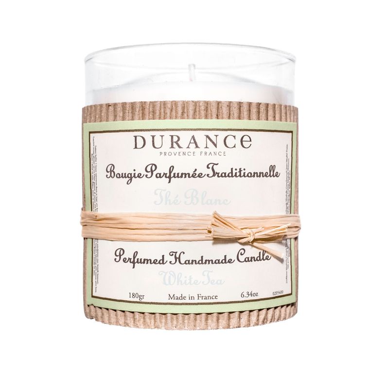 Vela Artesanal Perfumada 180 gr Té Blanco-0