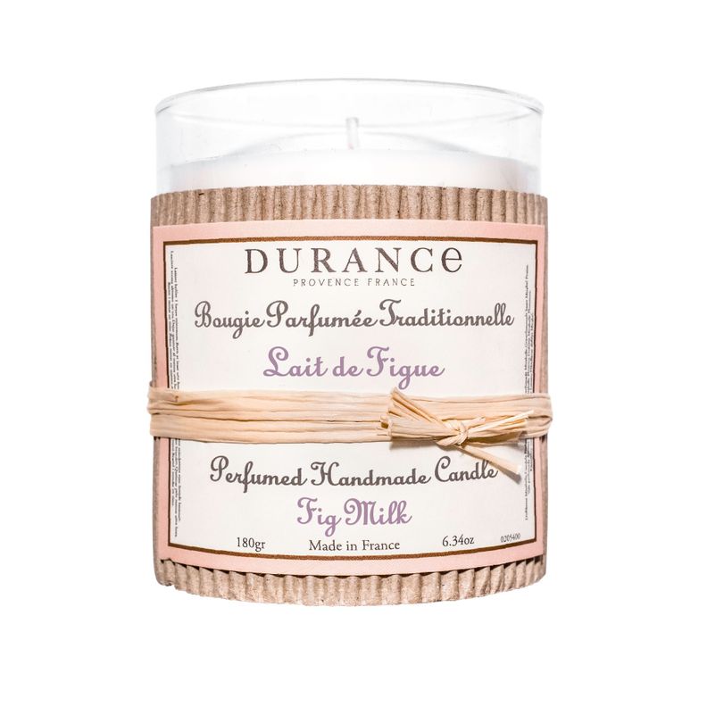 Vela Artesanal Perfumada 180 gr Leche de Higo-0