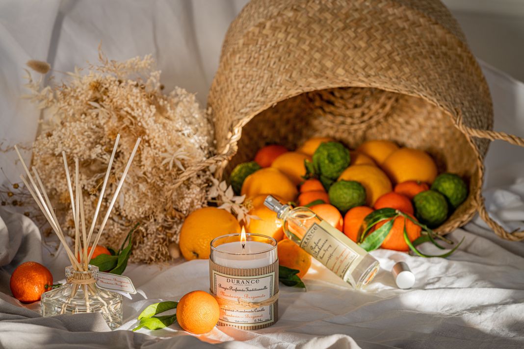 Vela Artesanal Perfumada 180 gr 6.34 oz Mandarina - Bergamota-2