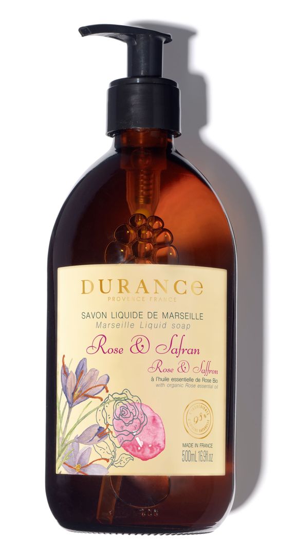 Jabón líquido de Marsella Rosa y Azafrán 500 ml-0