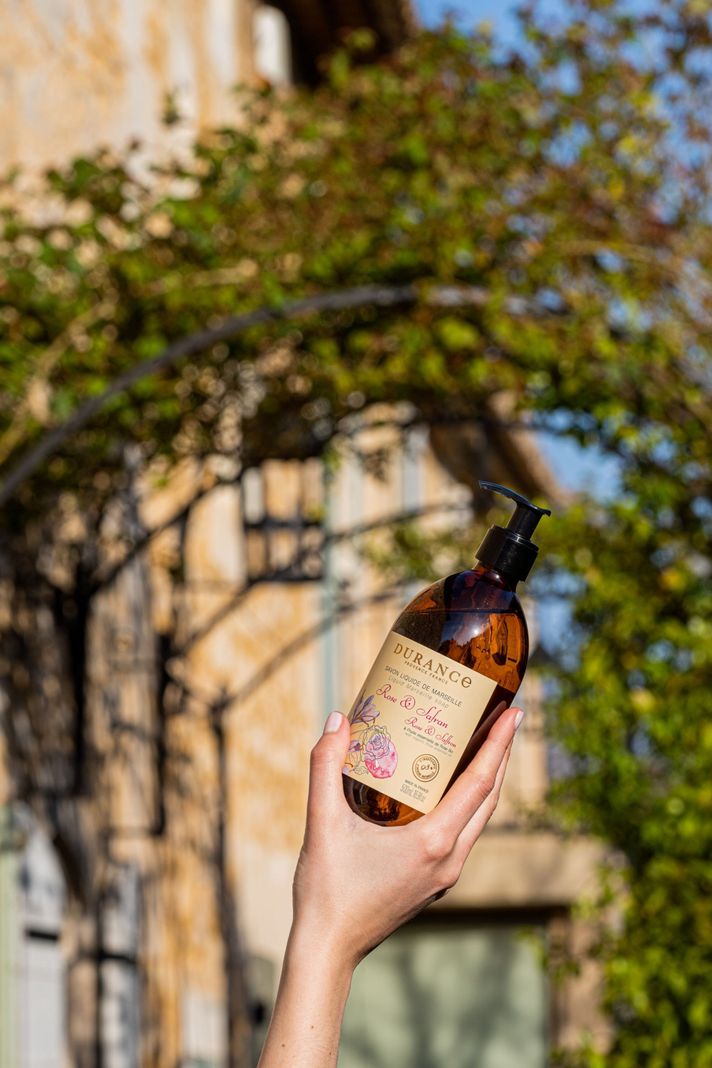 Jabón líquido de Marsella Rosa y Azafrán 500 ml-1