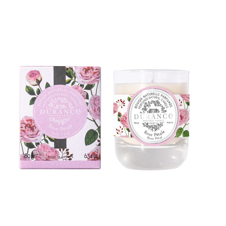 Vela Natural Perfumada Pétalo de Rosa 180 gr -0