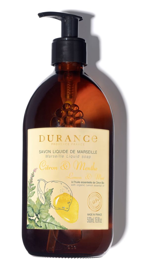 Jabón líquido de Marsella Limón y Menta 500 ml-0