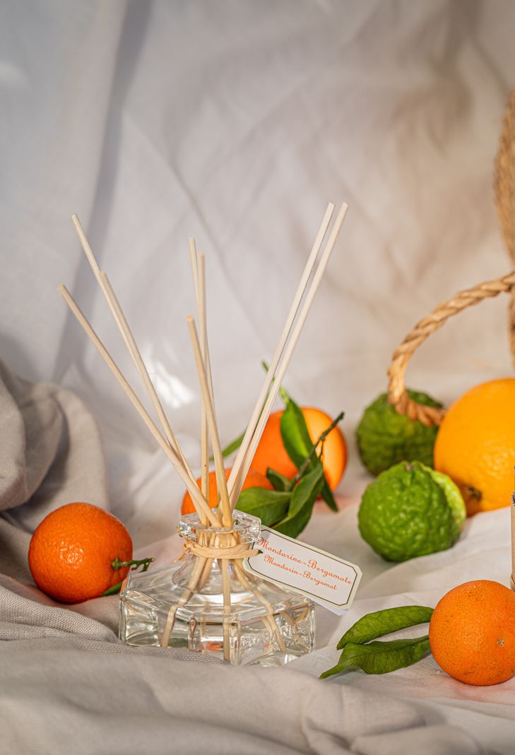 Difusor de Perfume 100 ml Mandarina - Bergamota-2
