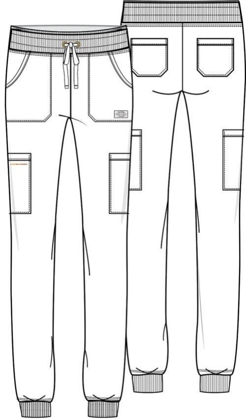 Uniforme Clínico Pantalón Dickies de Mujer Jogger DK065-3