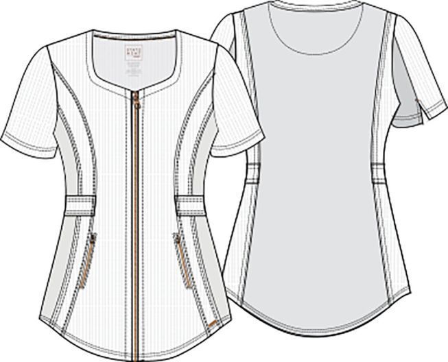 Uniforme Clínico Top Statemen de Mujer-3