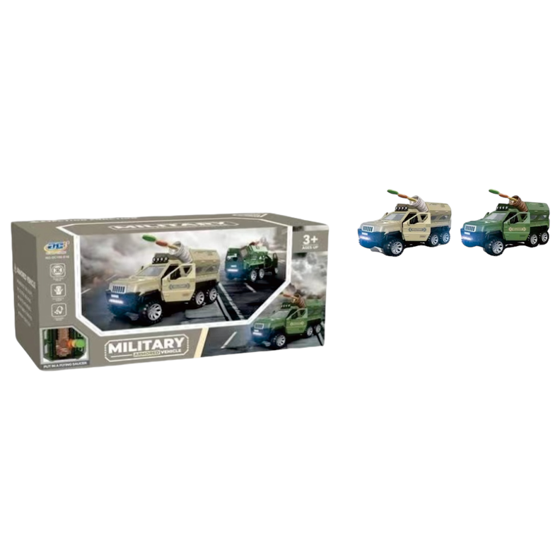 Vehículo Blindado Ufo Gc169-B16 Equipado Con Cinco Balas Ufo De Colores. No Incluye Batería.-0