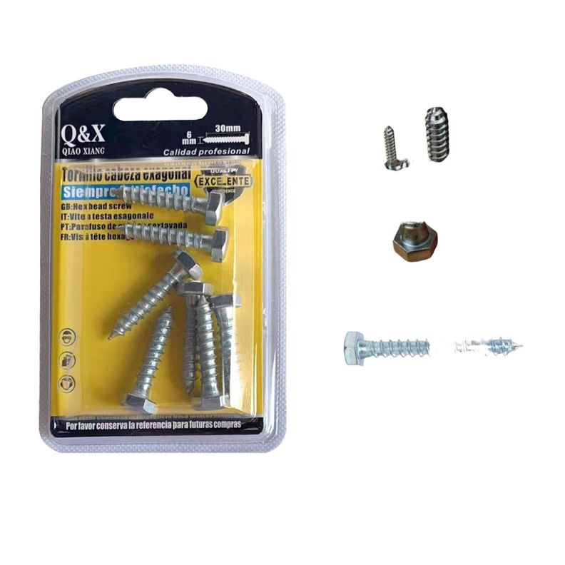 Tornillos Para Madera Hexagonales 6X30-0