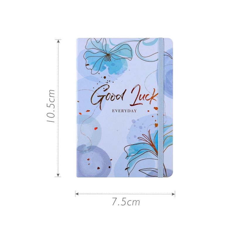 Cuaderno con flores chico 10.5 x 7.5 cm-7