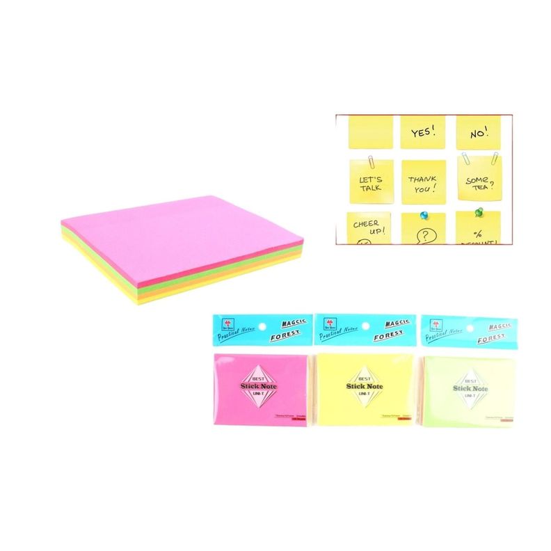 Nota Post-It 3*4 N¨²cleo Color Fluorescente-0