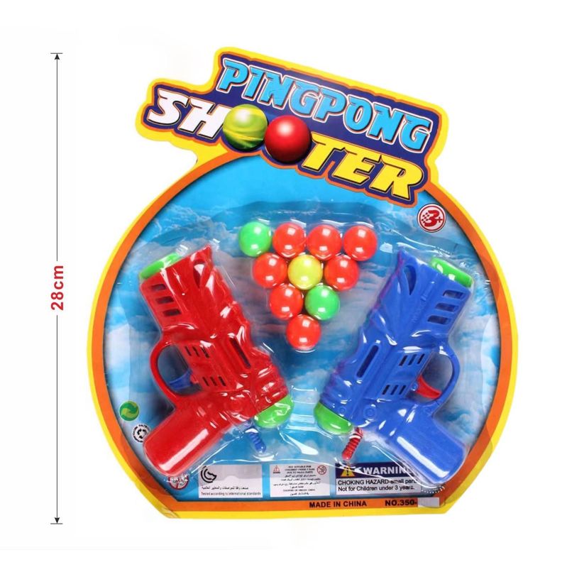 Set De Juguete Pistola Pinpon 3+-0
