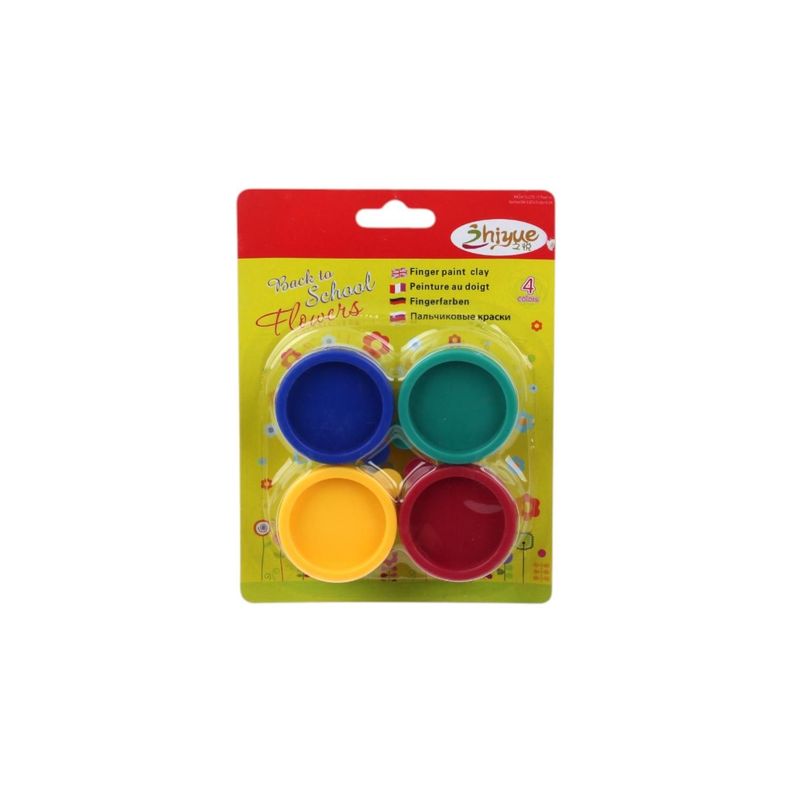 Tempera Para Dedos De 4 Colores-1