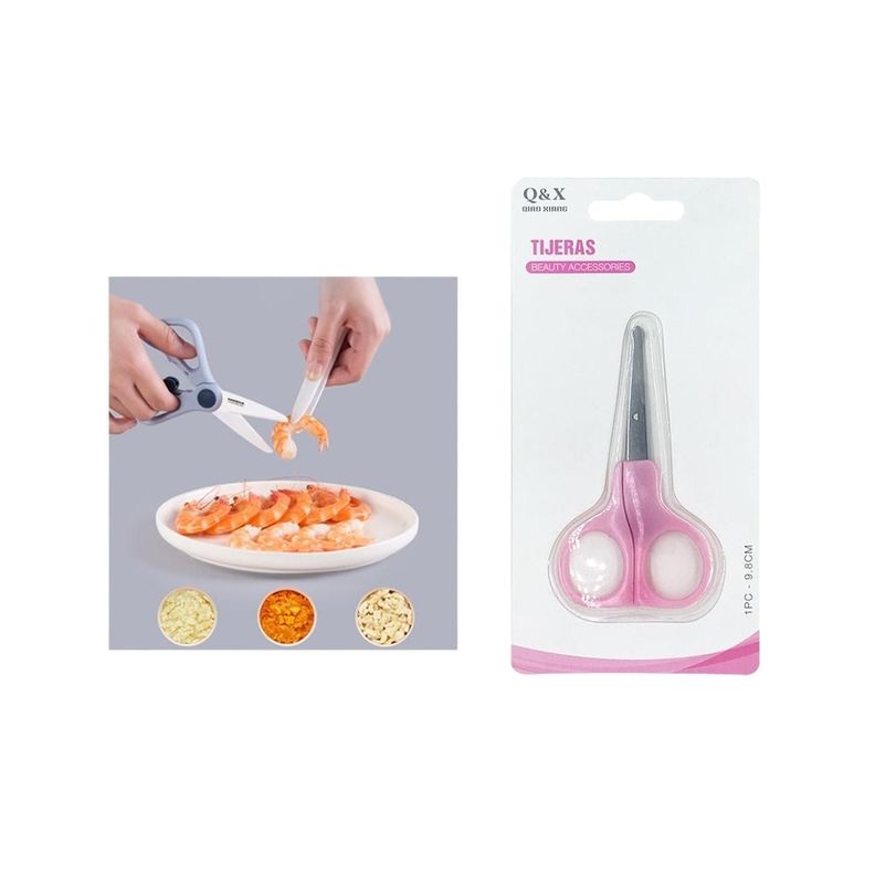 1 Tijeras Para Bebé De Colores Mezclados.-0