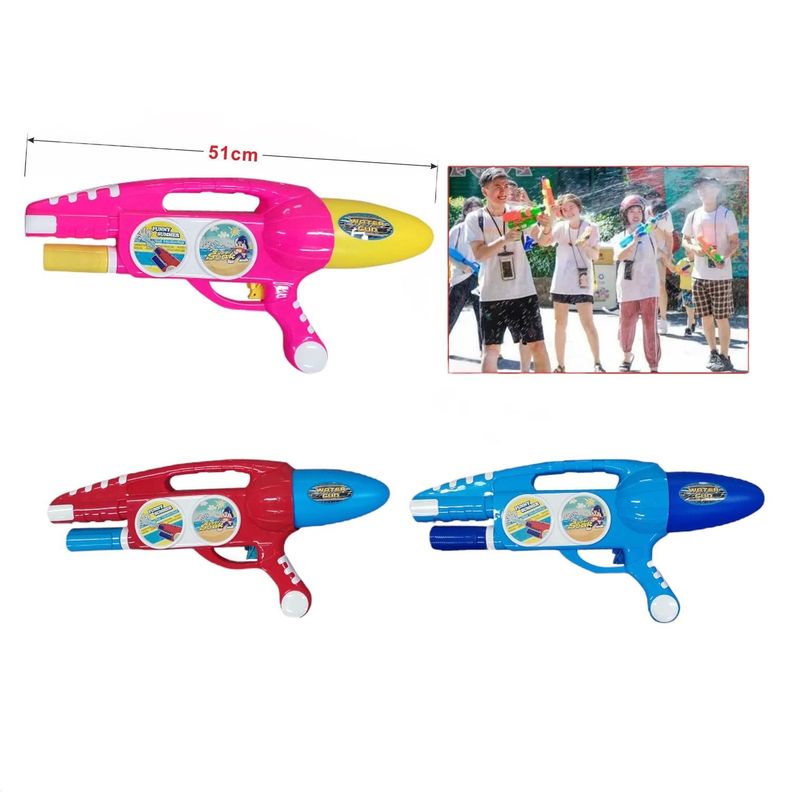Pistola De Agua 51Cm Niños Y Adultos-0