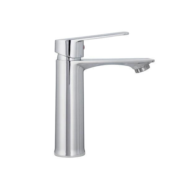 Grifo Monomando Alto para Baño Hermes en Acero Inoxidable-0
