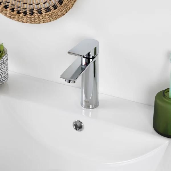 Grifo Monomando Alto para Baño Hermes en Acero Inoxidable-3