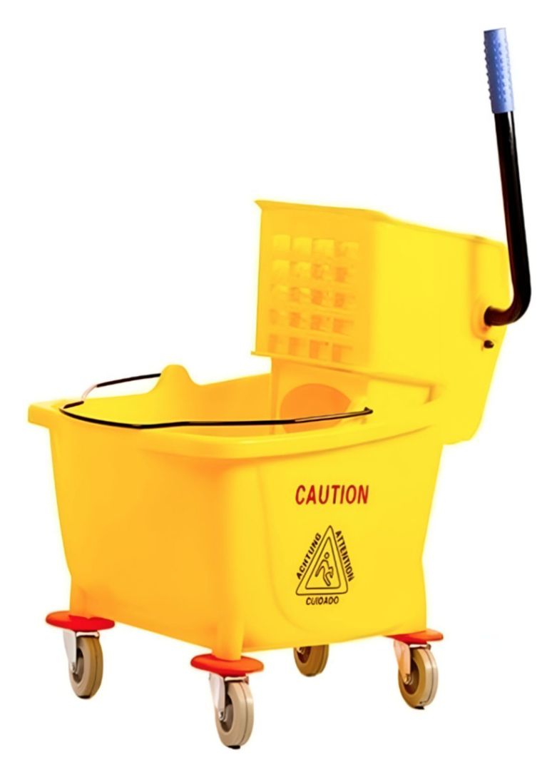 Carro de Aseo Estrujador 36L Alday – Profesional, Práctico y de Alta Capacidad (Amarillo)-1