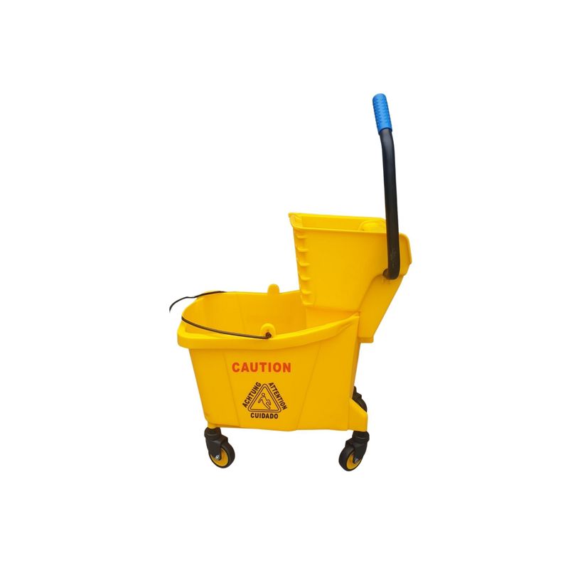 Carro Estrujador de Aseo 32 Litros (Amarillo) – Alday-1