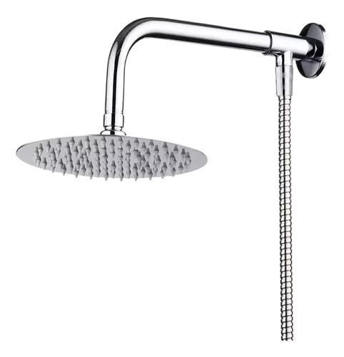 Brazo De Ducha Para flexible de Monomando De 30Cm En Acero Inoxidable-3