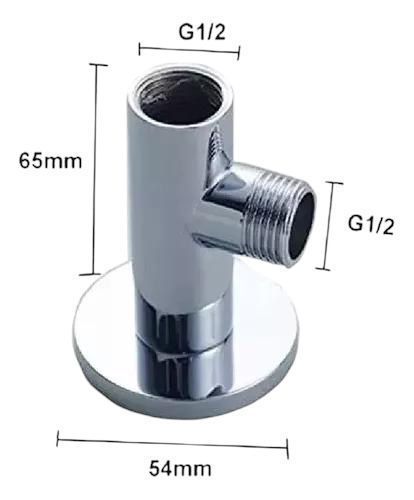 Brazo De Ducha Para flexible de Monomando De 30Cm En Acero Inoxidable-4