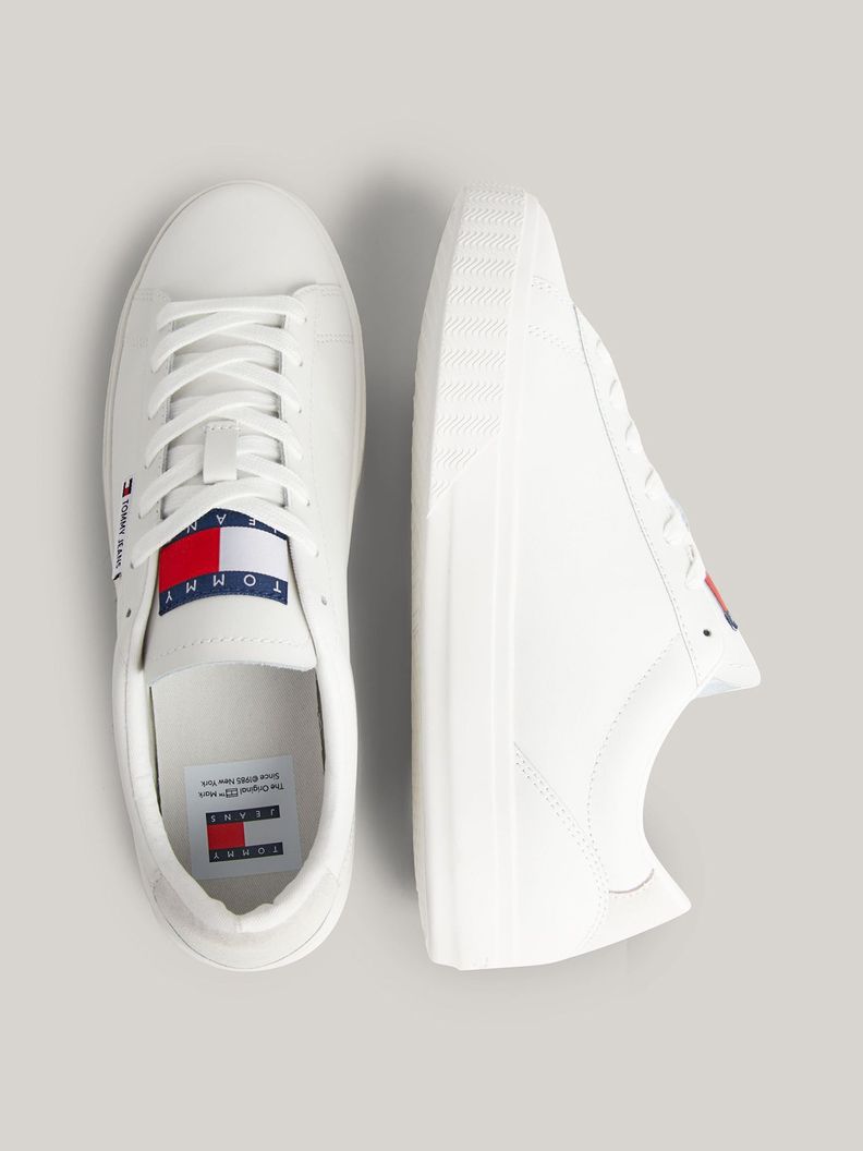 Zapatillas Essential - Cuero Logo Blanco Tommy Hilfiger-3
