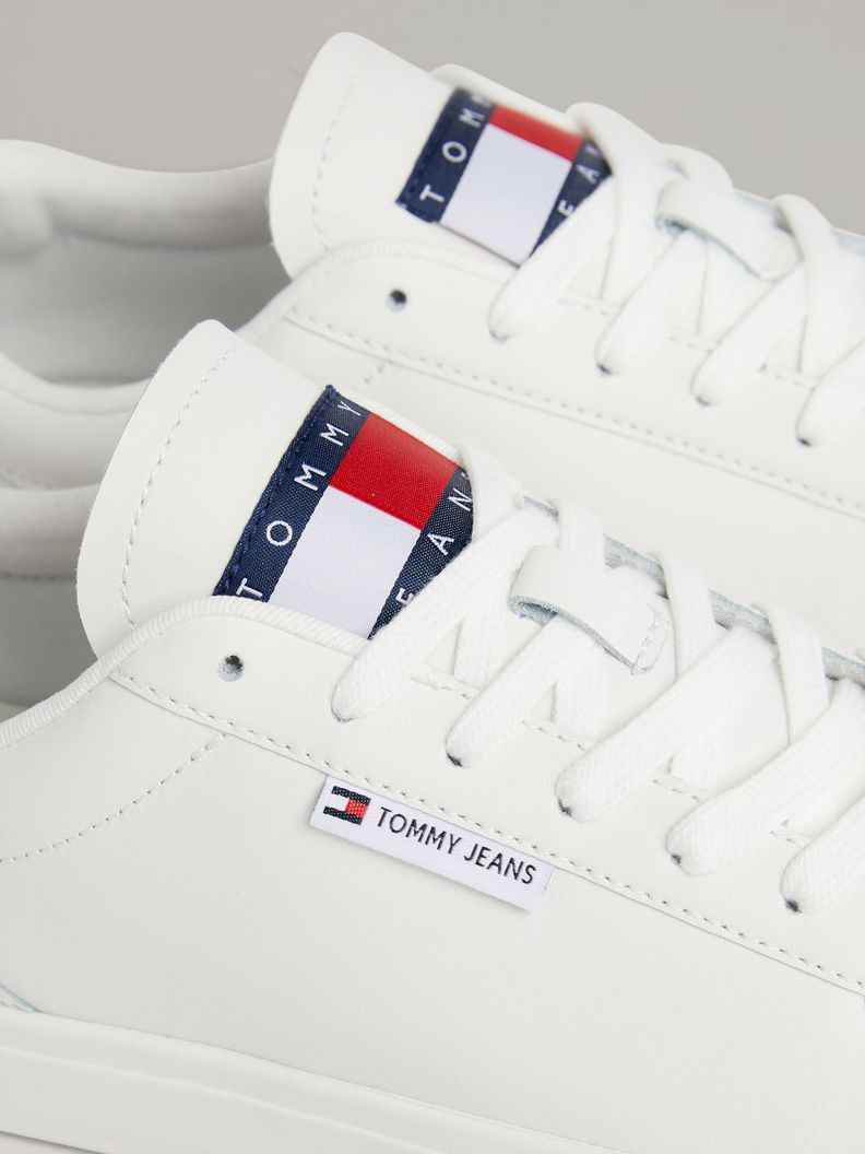 Zapatillas Essential - Cuero Logo Blanco Tommy Hilfiger-6