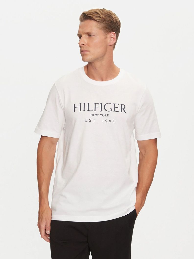 Polera Monotype Hombre Blanco Tommy Hilfiger-0
